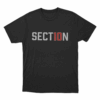 Section 10 Logo Unisex T Shirt Black