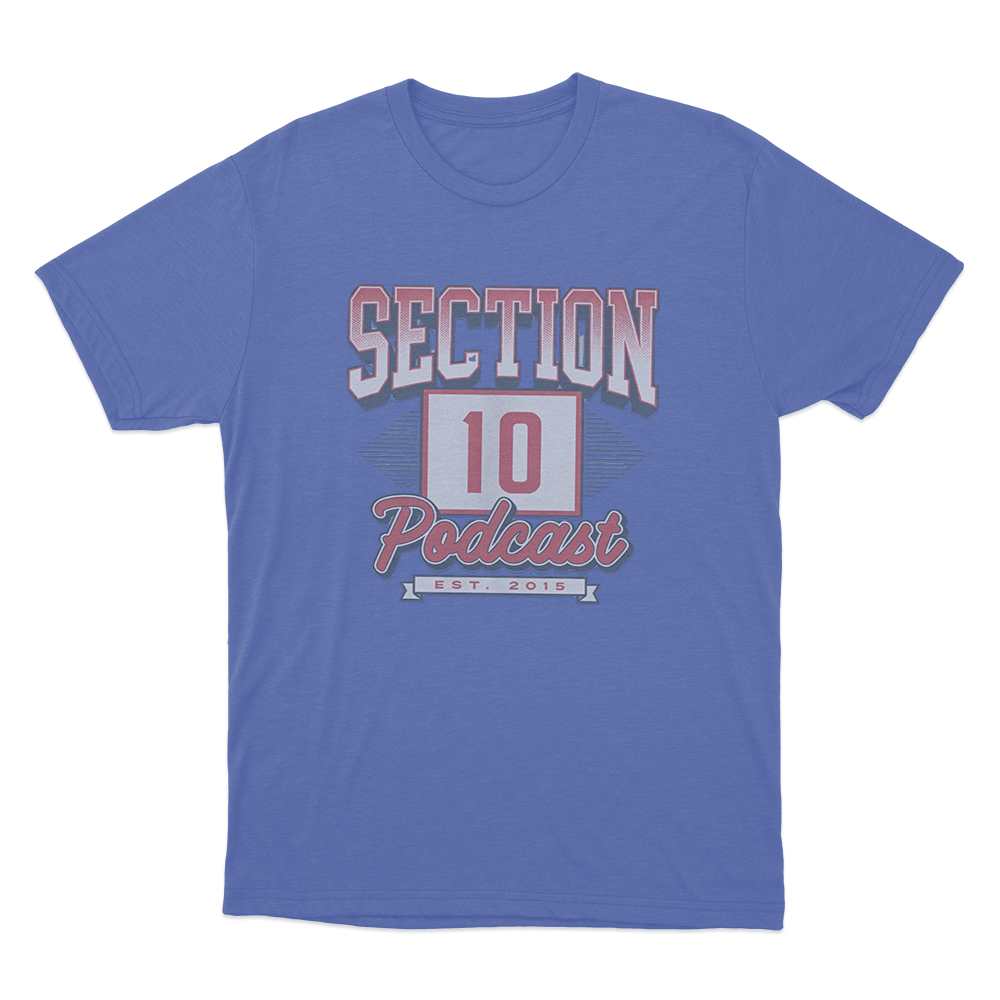 Section 10 Vintage Unisex T Shirt Blue Section 10 Vintage Unisex T Shirt Blue