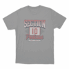 Section 10 Vintage Unisex T Shirt Grey