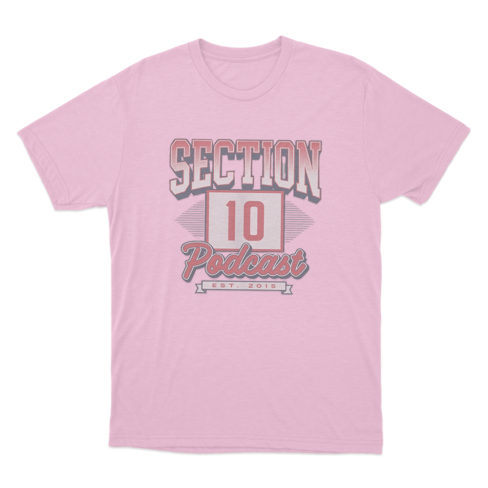 Section 10 Vintage Unisex T Shirt Pink Section 10 Vintage Unisex T Shirt Pink